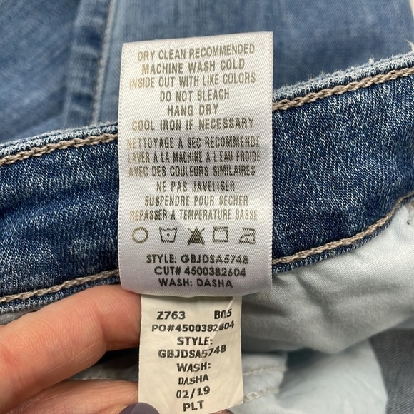 Joe's Jeans Mid Rise Skinny Jean Women's 27 Frayed Ankle Cropped Cotton Stretch - Picture 14 of 14